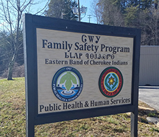 Family Safety Program Sign