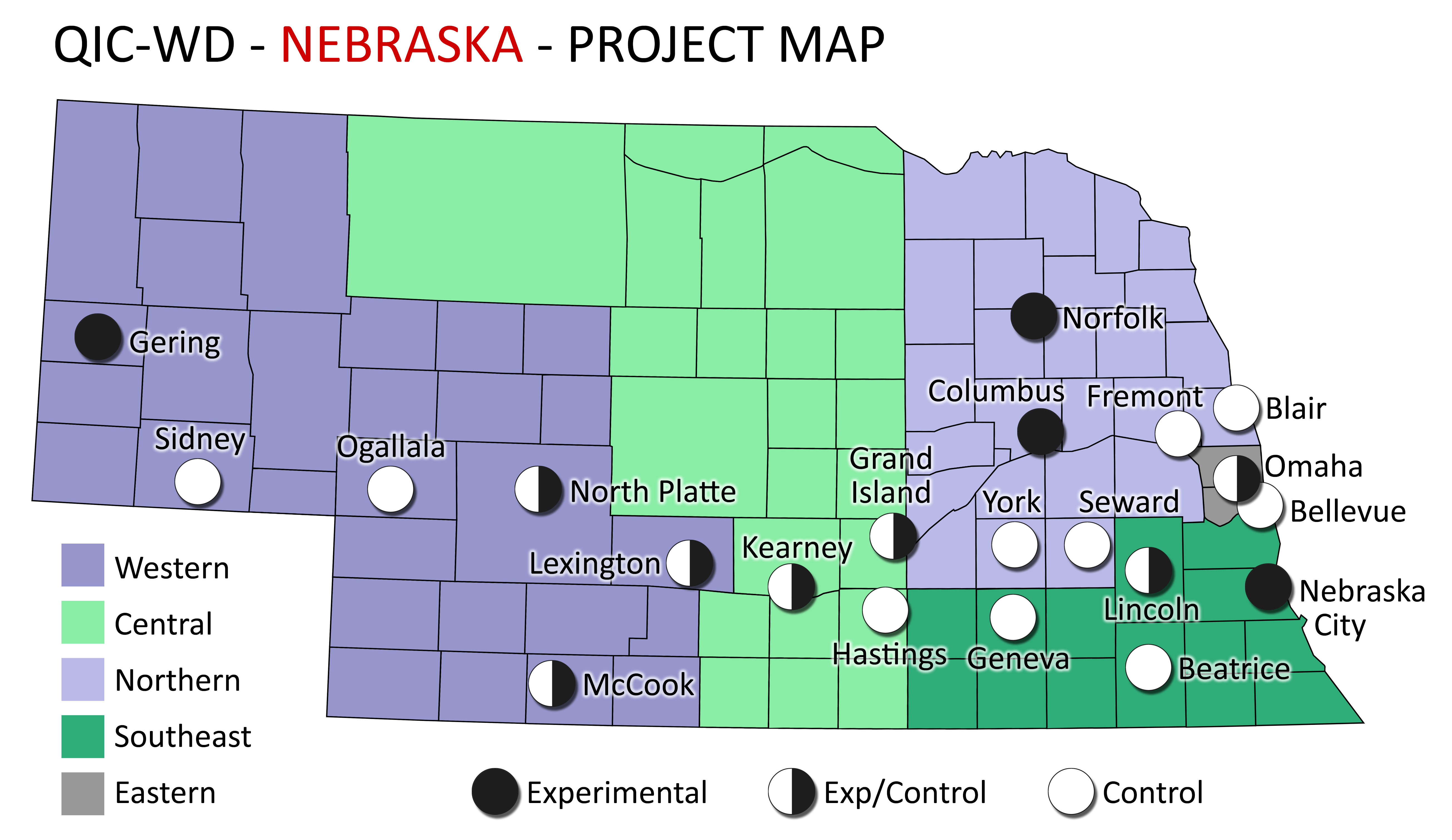 Nebraska Project Map