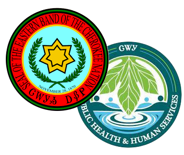 EBCI logo and EBCI PHHS logo