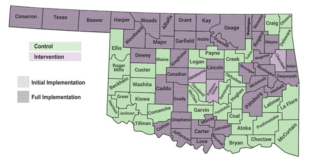 map of Oklahoma