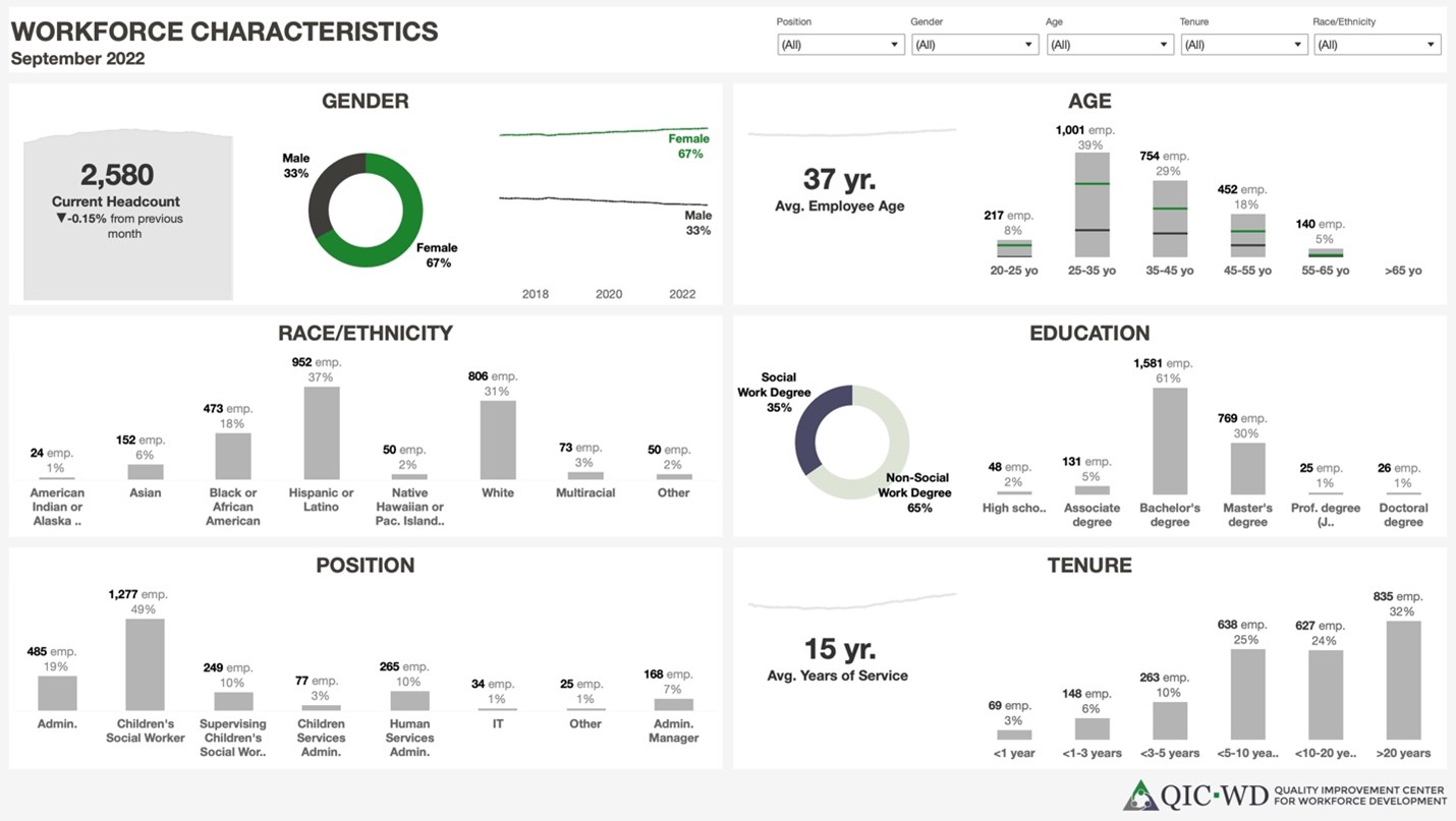 workforce characteristics graph