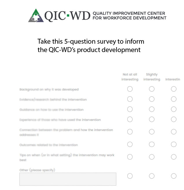 What's Useful to You? Survey